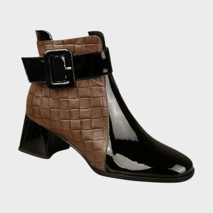 Samara | Botines de Piel con Tacón