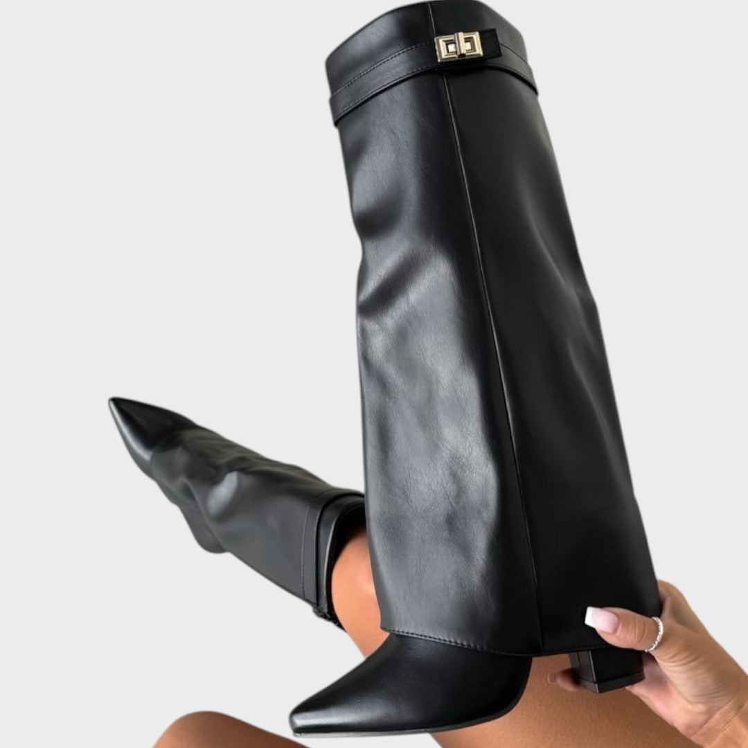 Luna | Botas de Caña Alta de Cuero