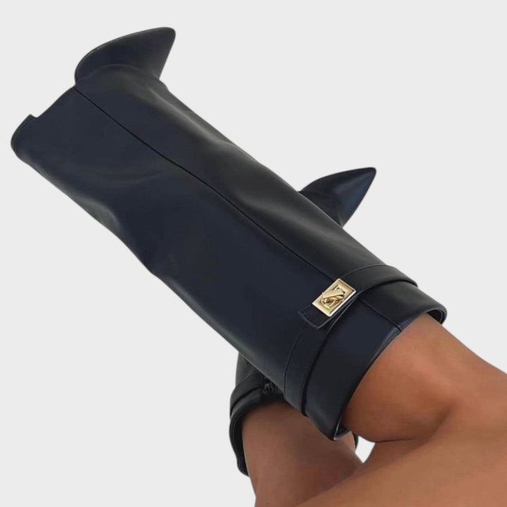 Luna | Botas de Caña Alta de Cuero
