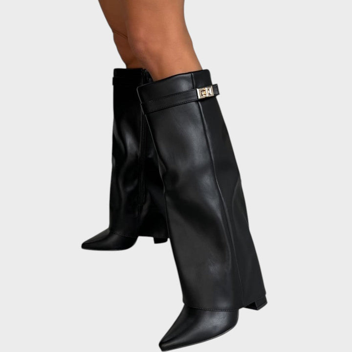 Luna | Botas de Caña Alta de Cuero