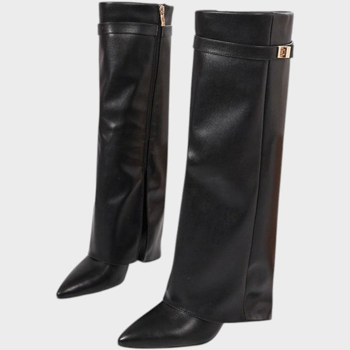 Luna | Botas de Caña Alta de Cuero