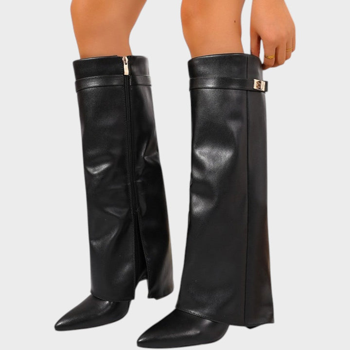 Luna | Botas de Caña Alta de Cuero