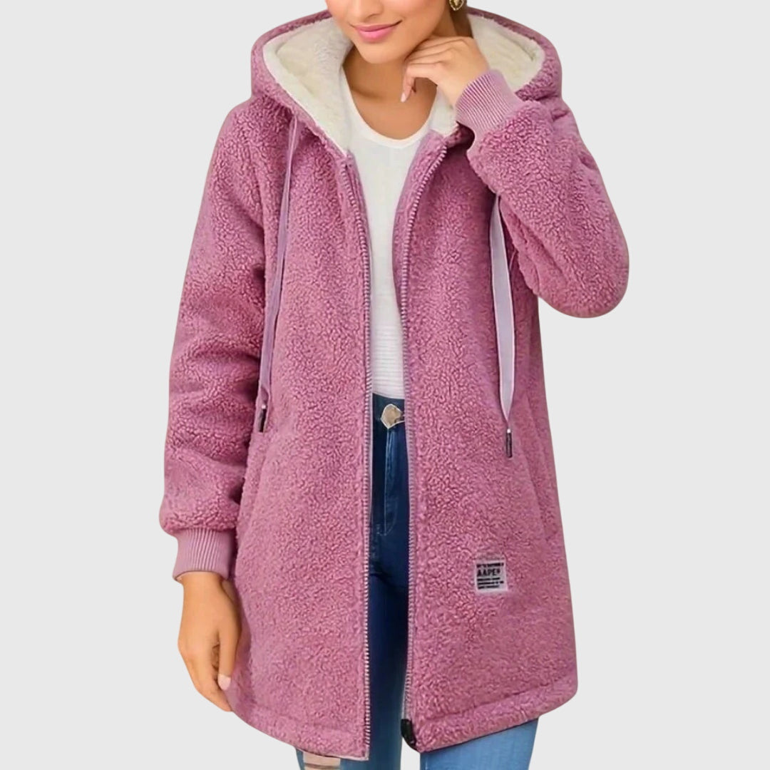 Chaqueta de Forro Polar con Capucha Maria Dames