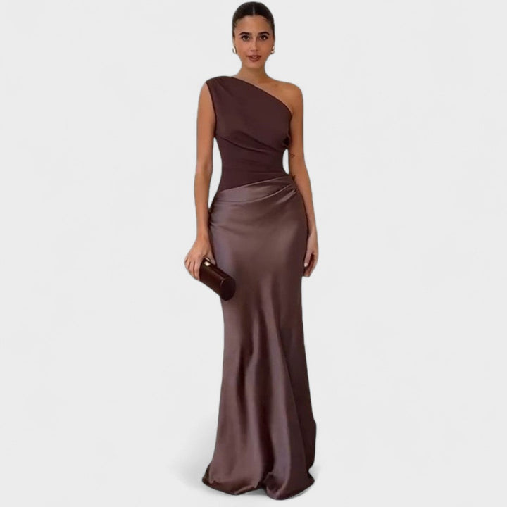 Asmine - Elegant One-Shoulder Dress