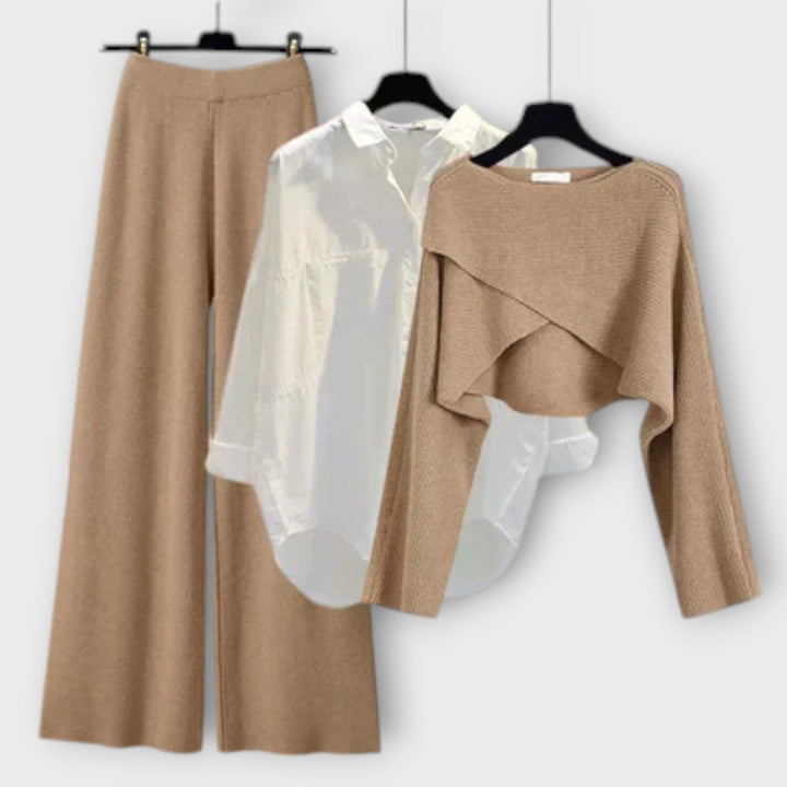 Deni® | Conjunto Cómodo de Tres Piezas