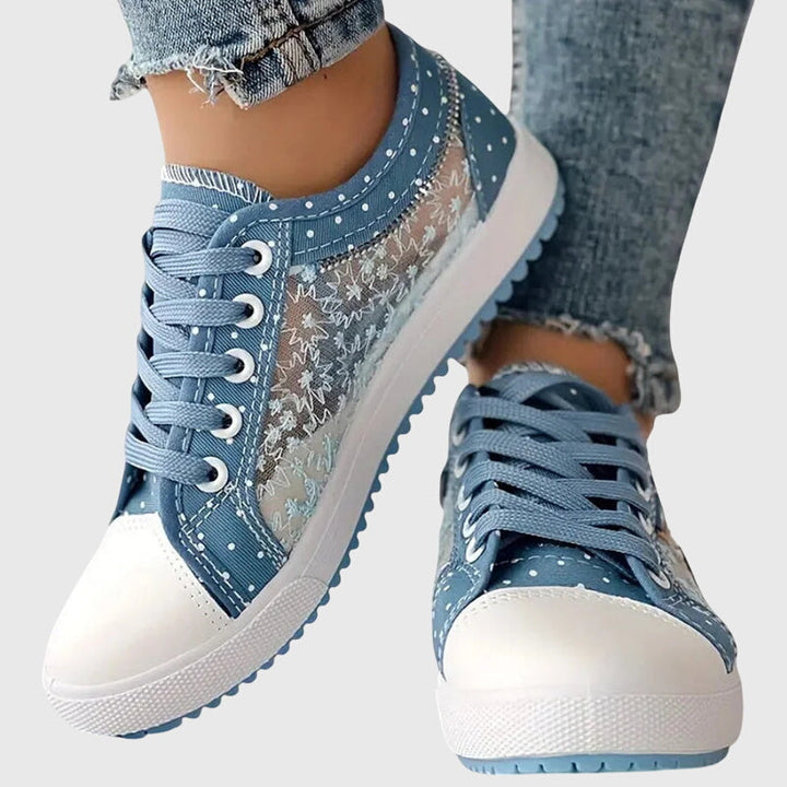 Annie Zapatillas Ortopédicas Azul Claro para Damas