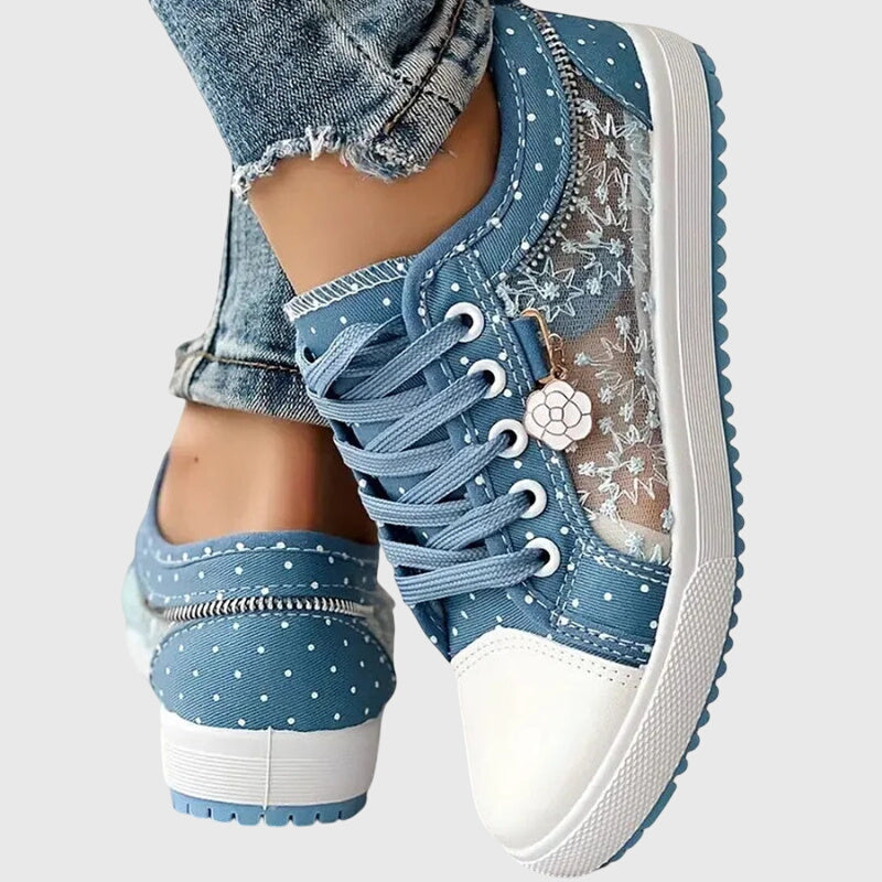 Annie Zapatillas Ortopédicas Azul Claro para Damas