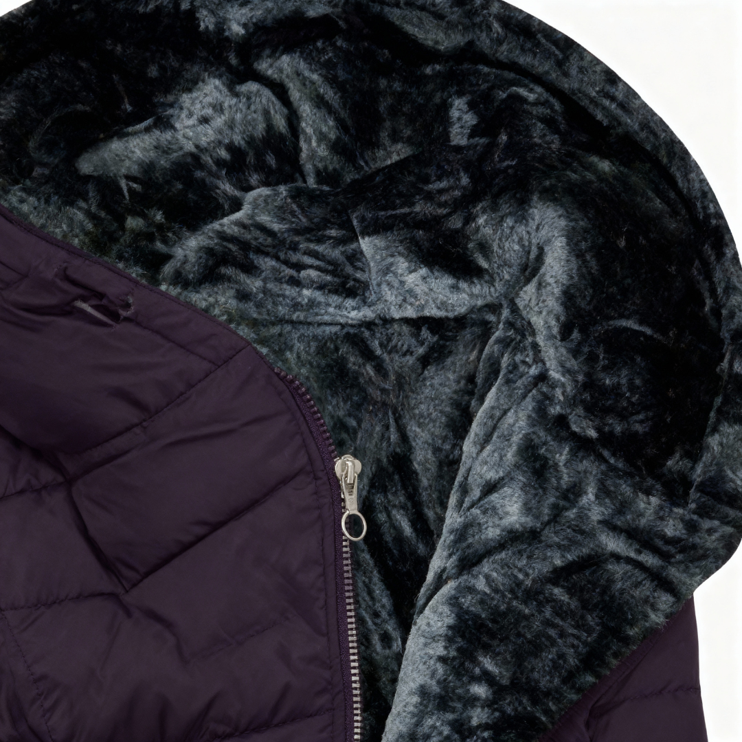 Chaqueta acogedora impermeable para otoño e invierno