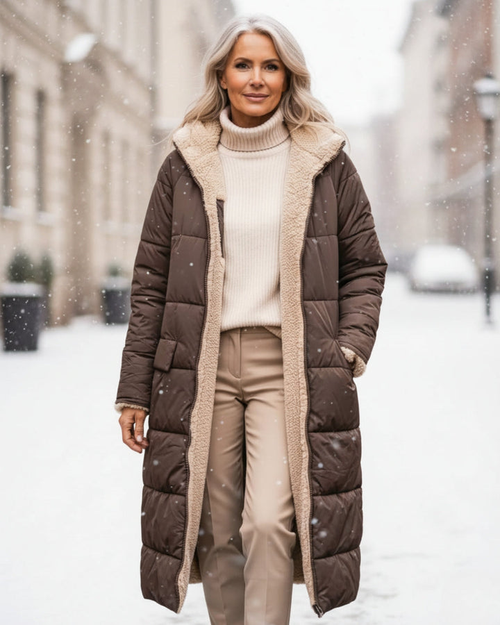 Abrigo de Invierno Doble Cara Cálido