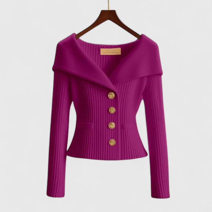 Ginevra | Chaqueta de Punto Elegante para Apariciones Estilosas
