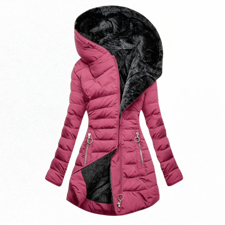 Chaqueta acogedora impermeable para otoño e invierno