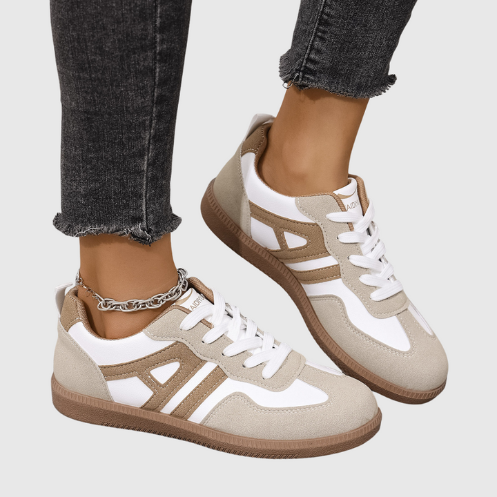 Zapatillas Ortopédicas Annie Khaki para Damas