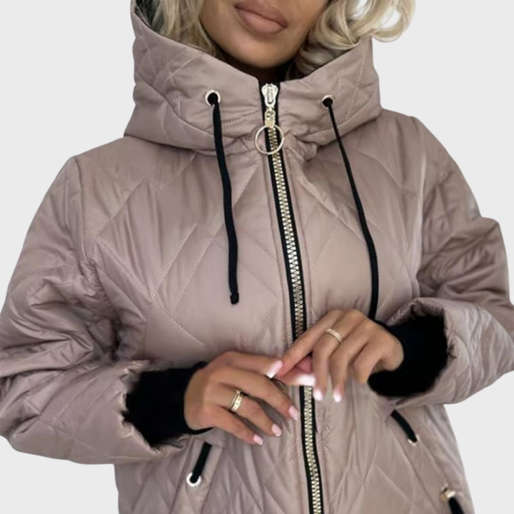 Elara Chaqueta Cálida con Capucha para Damas