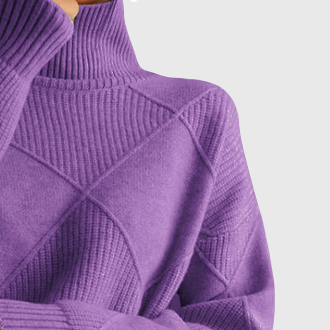 Angela™ | Suéter de Cuello Alto