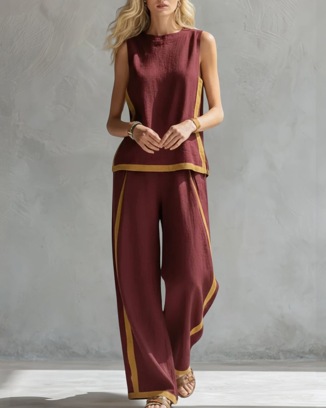 Lucía – Conjunto Elegante de Dos Piezas