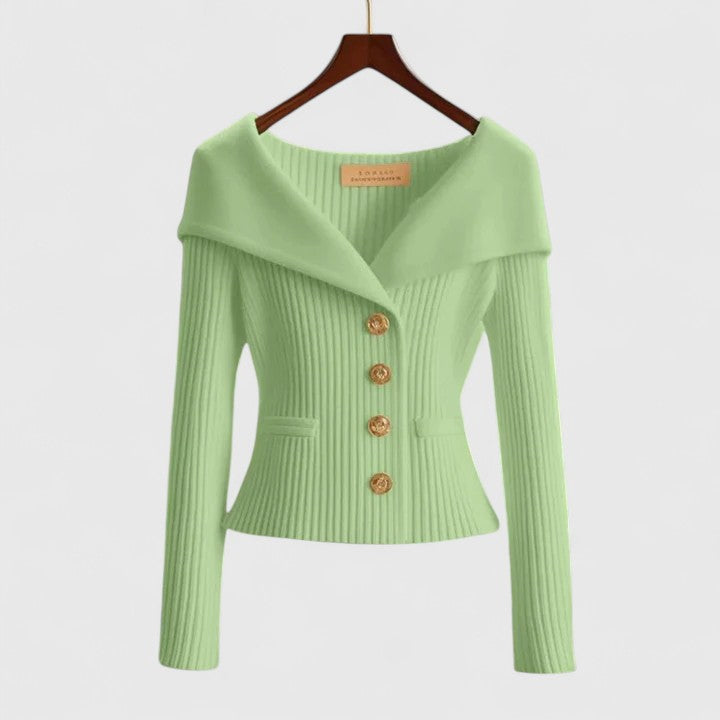 Ginevra | Chaqueta de Punto Elegante para Apariciones Estilosas