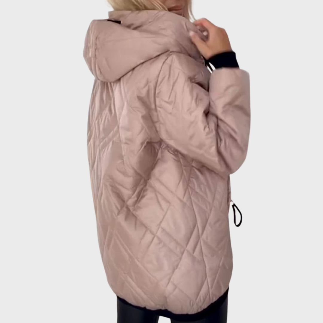 Elara Chaqueta Cálida con Capucha para Damas