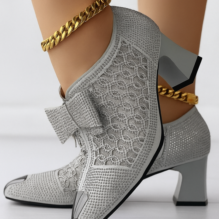 Zapatos de Tacón Vivienne con Lazo