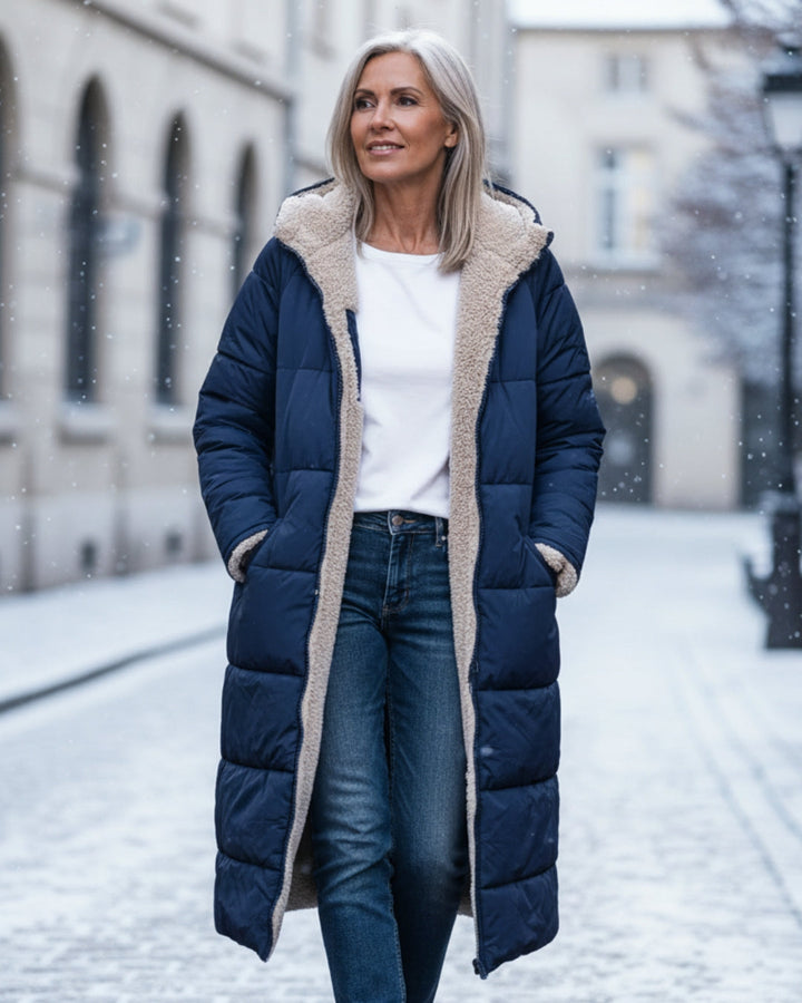 Abrigo de Invierno Doble Cara Cálido