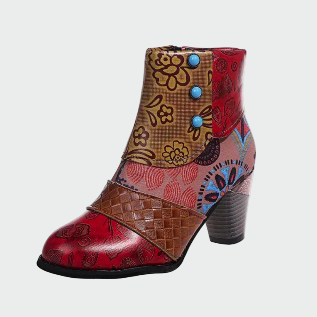 Adriana - Botas Ortopédicas Impermeables Con Estilo Boho
