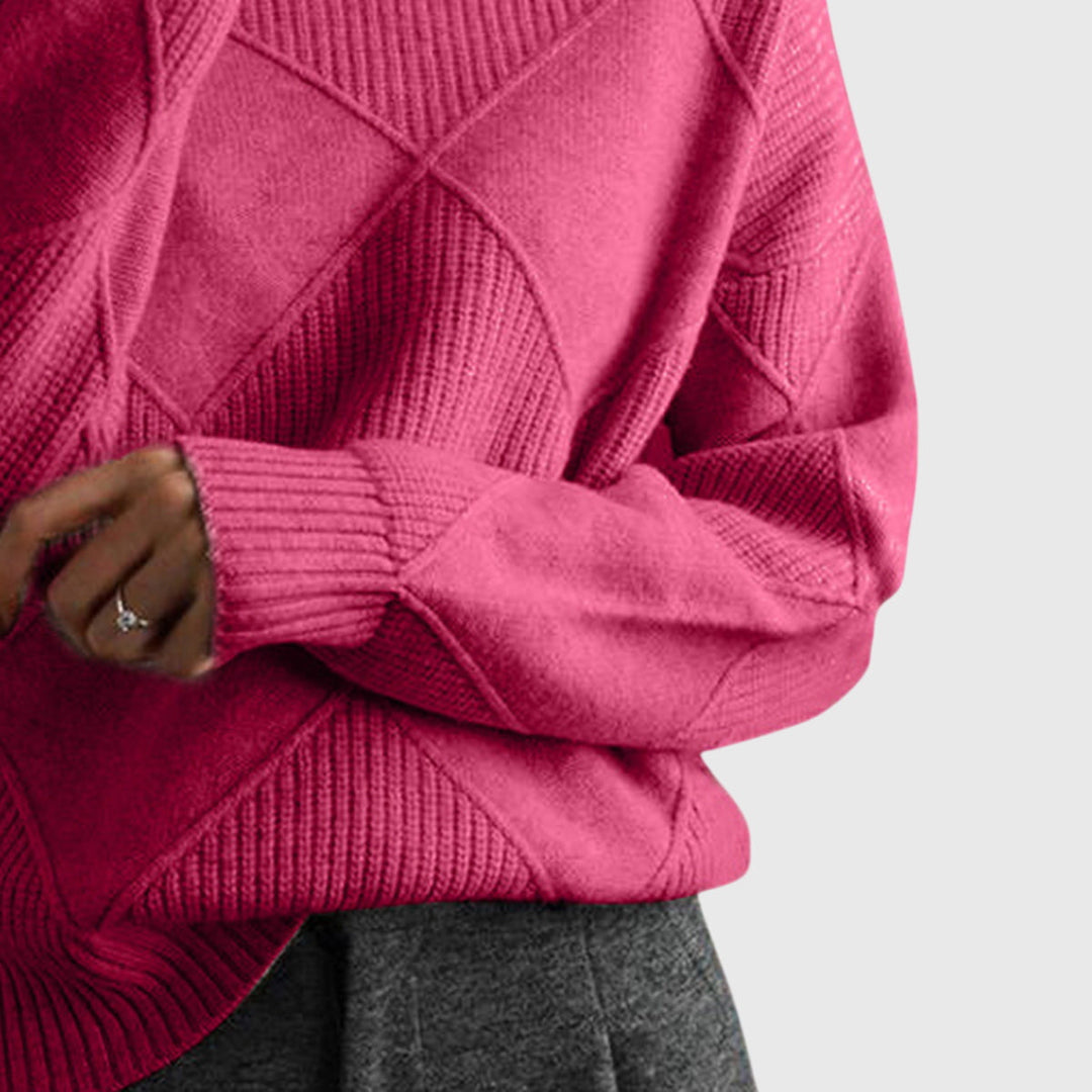 Angela™ | Suéter de Cuello Alto