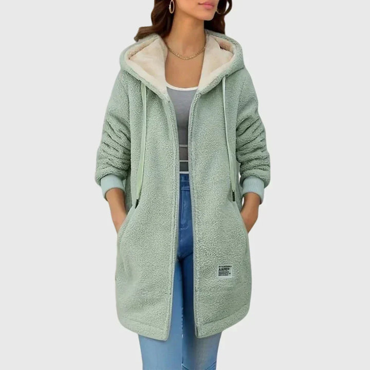 Chaqueta de Forro Polar con Capucha Maria Dames