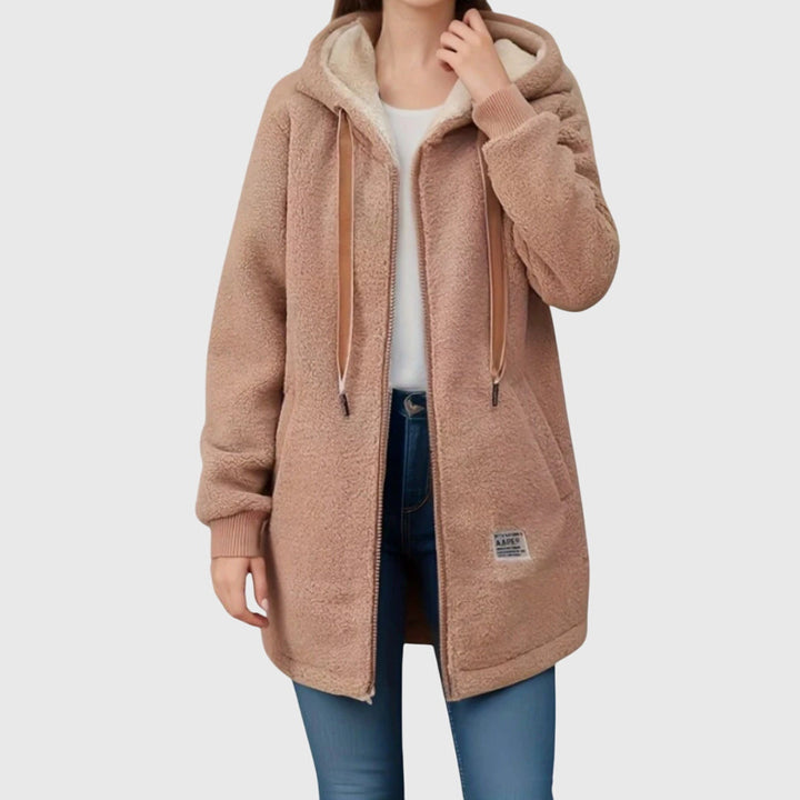 Chaqueta de Forro Polar con Capucha Maria Dames