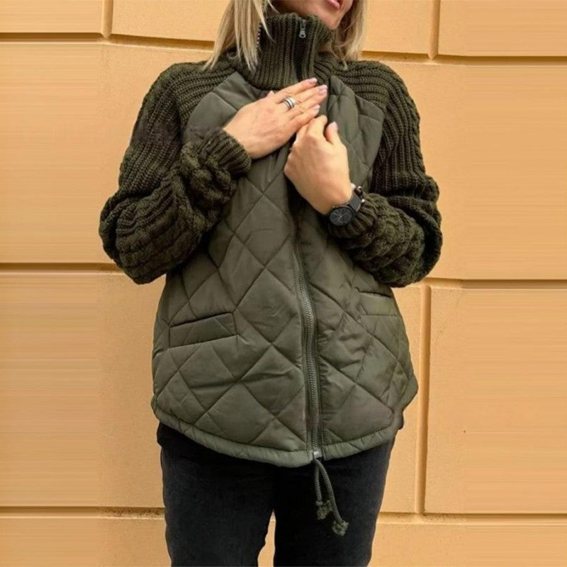 Amara Luxe Chaqueta de Otoño de Punto para Damas