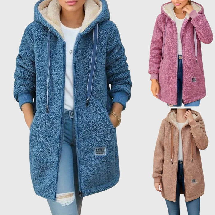 Chaqueta de Forro Polar con Capucha Maria Dames