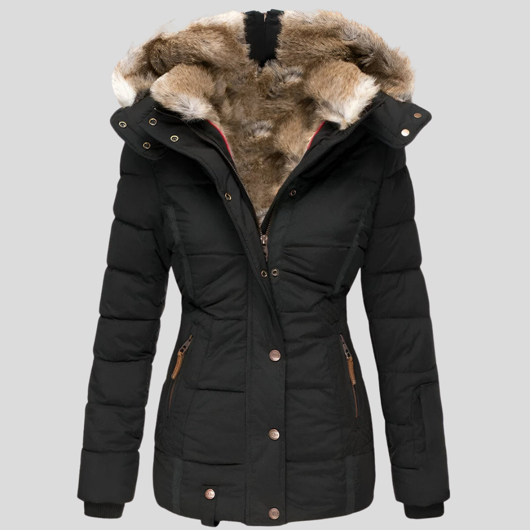 Chaqueta Acolchada con Capucha