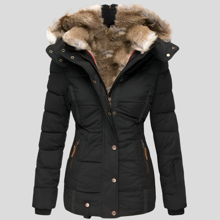 Chaqueta Acolchada con Capucha