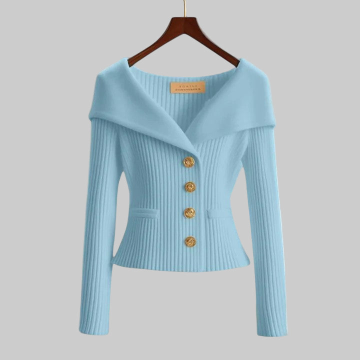 Ginevra | Chaqueta de Punto Elegante para Apariciones Estilosas