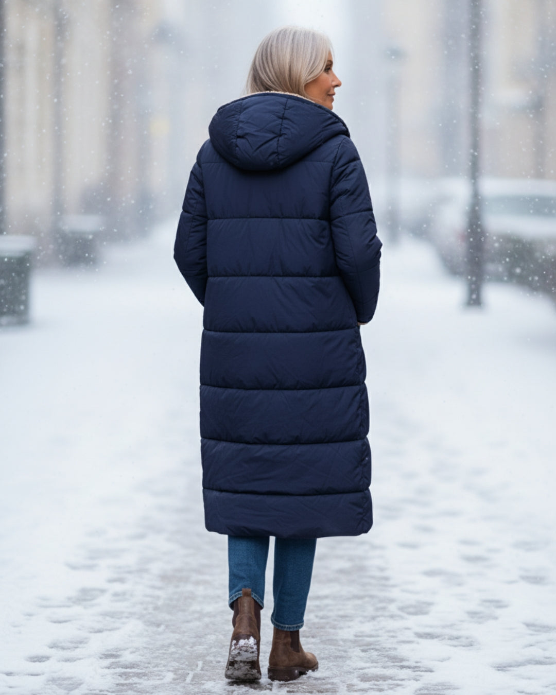 Abrigo de Invierno Doble Cara Cálido