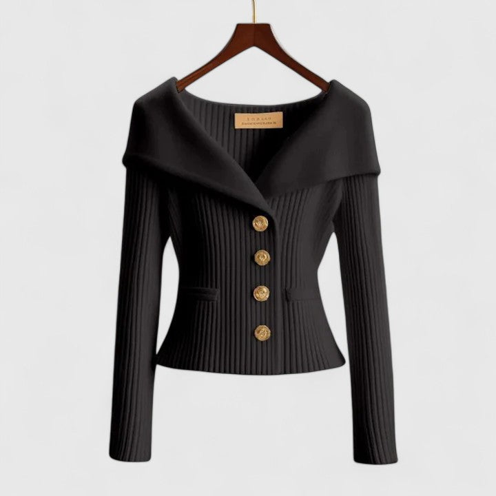 Ginevra | Chaqueta de Punto Elegante para Apariciones Estilosas