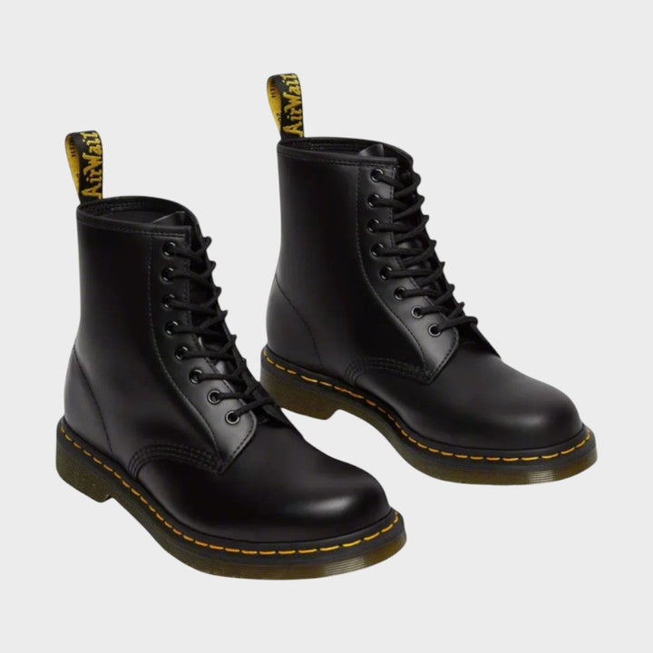 Mariana | Botas de Piel Estilo Militar con Cordones