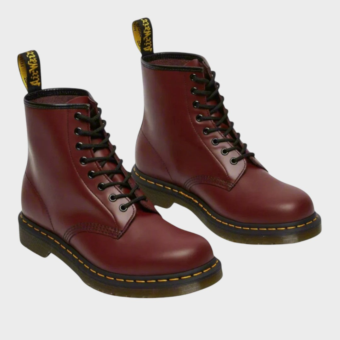 Mariana | Botas de Piel Estilo Militar con Cordones