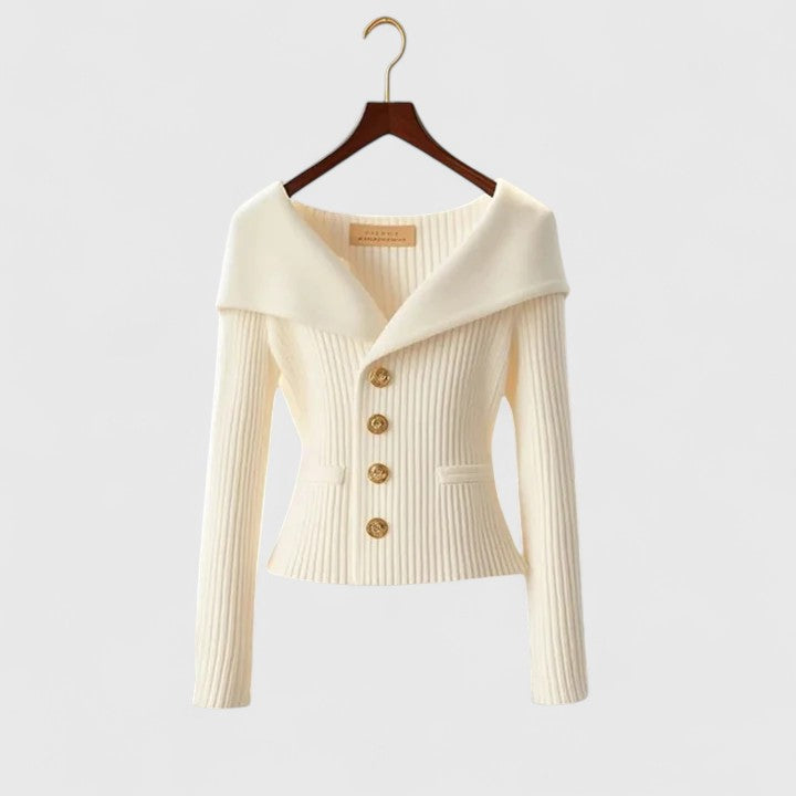 Ginevra | Chaqueta de Punto Elegante para Apariciones Estilosas
