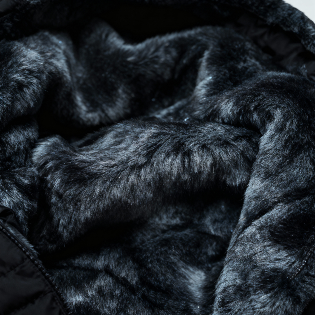 Chaqueta acogedora impermeable para otoño e invierno