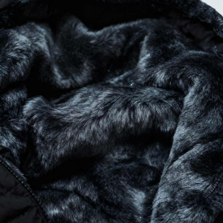 Chaqueta acogedora impermeable para otoño e invierno