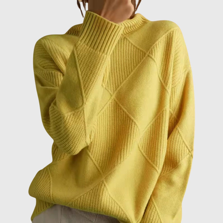 Angela™ | Suéter de Cuello Alto