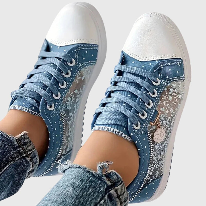 Annie Zapatillas Ortopédicas Azul Claro para Damas