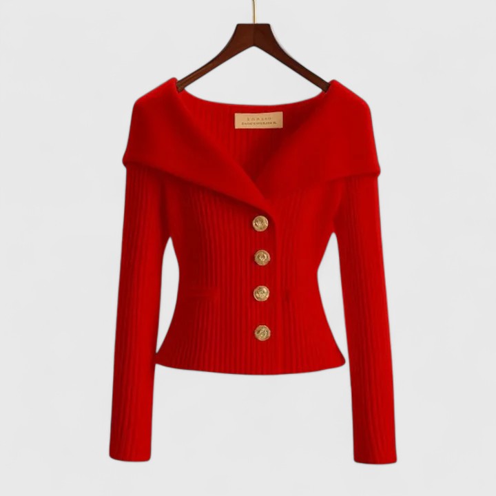 Ginevra | Chaqueta de Punto Elegante para Apariciones Estilosas