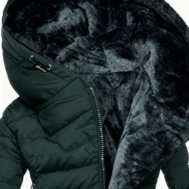 Chaqueta acogedora impermeable para otoño e invierno