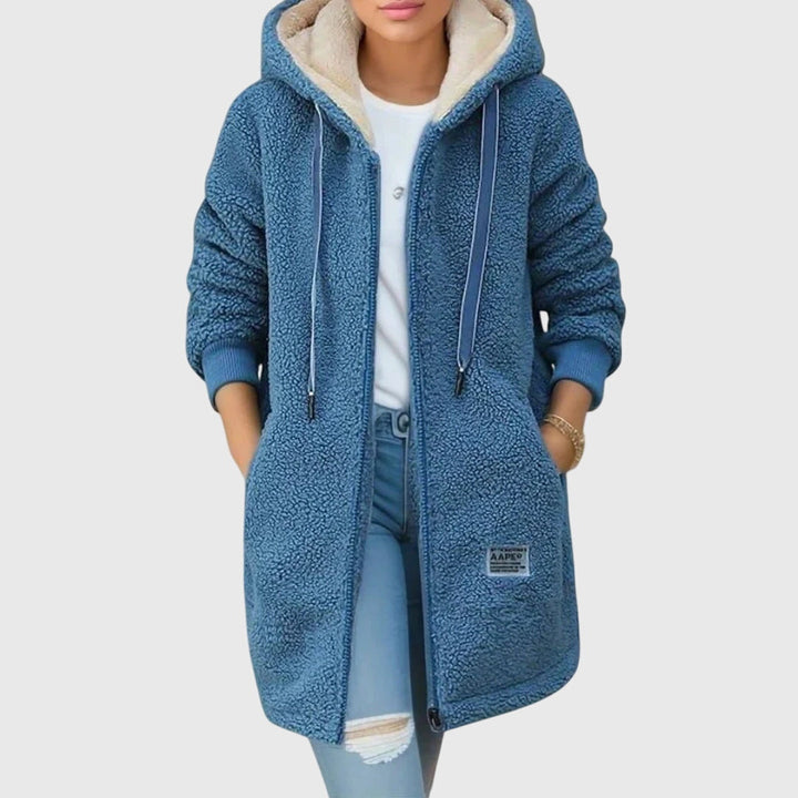 Chaqueta de Forro Polar con Capucha Maria Dames