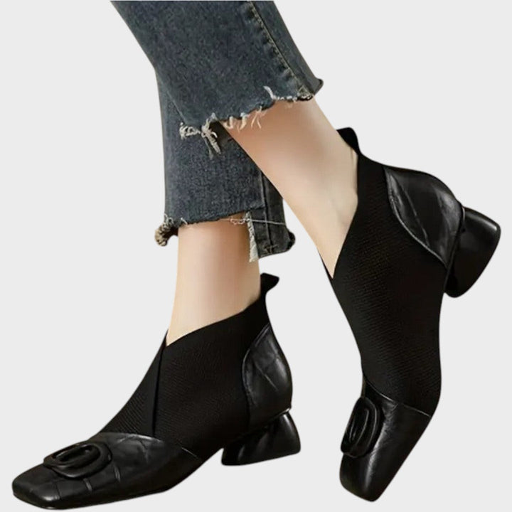 Abigail | Botines de Piel con Elástico