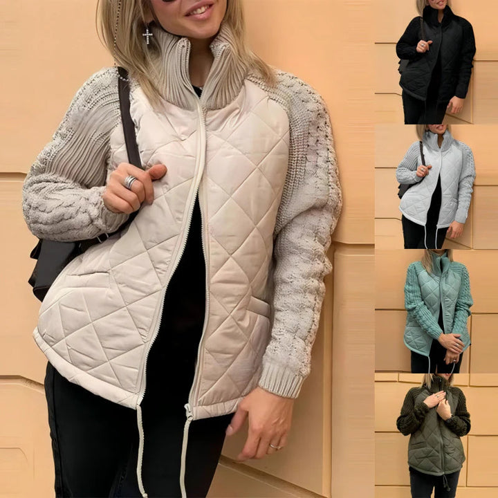 Amara Luxe Chaqueta de Otoño de Punto para Damas