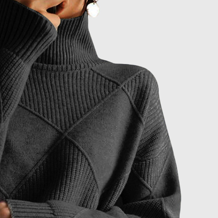 Angela™ | Suéter de Cuello Alto
