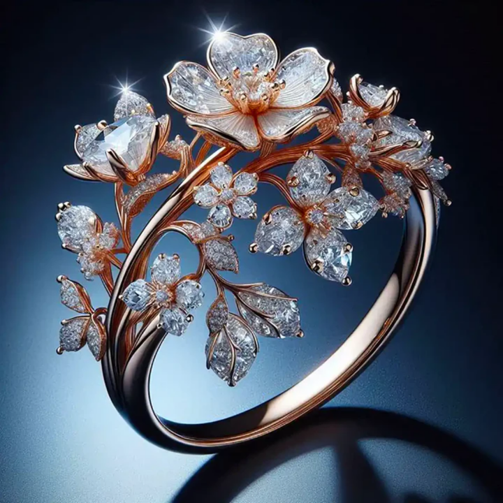 Cristal Brillante de Flor