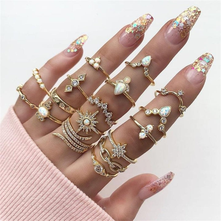 Conjunto exclusivo premium de 8 a 12 anillos