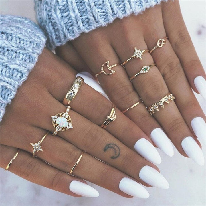 Conjunto exclusivo premium de 8 a 12 anillos